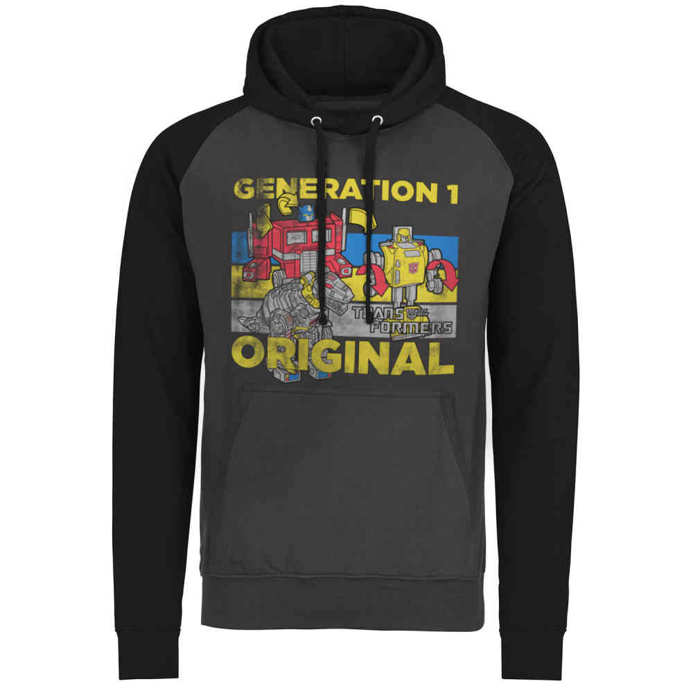 Transformers Hoodietrui Gen 1 Original GrijsZwart Transformers Hoodietrui Wear A Helmet Grijs | Attitude Holland